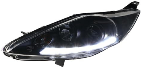 KUYHYNDEW Auto Frontleuchten für Ford Fiesta 2008-2012, Set Hauptscheinwerfer Scheinwerfer, Frontlicht Frontleuchtenmontage Autoscheinwerfer, Right