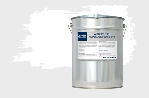 Wixx PRO PU Peinture Métal Antirouille - Blanc - 20L