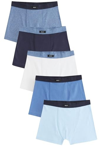 NEXT Jungen Boxershorts mit weichem Taillenbund, 5er-Pack 86-176