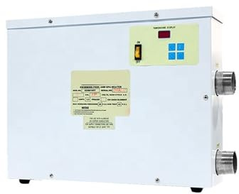 Calentador eléctrico de piscina, bomba de calor de alta eficiencia para piscina residencial y spa, calentamiento rápido de agua para una experiencia de natación eficiente y agradable
