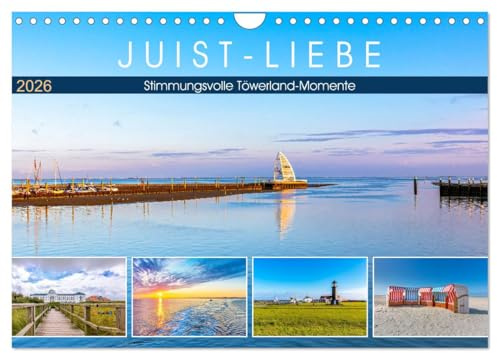 JUIST-LIEBE (Wandkalender 2026 DIN A4 quer), CALVENDO Monatskalender: Stimmungsvolle Töwerland-Momente (CALVENDO Natur)