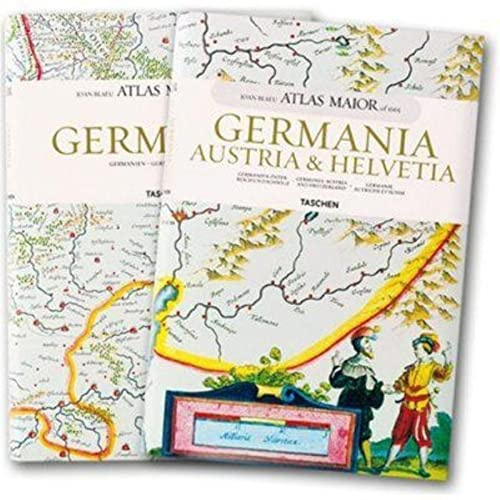 Atlas Maior - Germania, Austria et Helvetia, 2 Volume: Germanien, Austria & Helvetia (Joan Blaeu Atlas Maior 1665)
