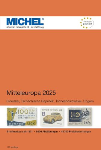 Mitteleuropa 2025 (E2): Slowakei, Tschechische Republik, Tschechoslowakei, Ungarn, Westungarn