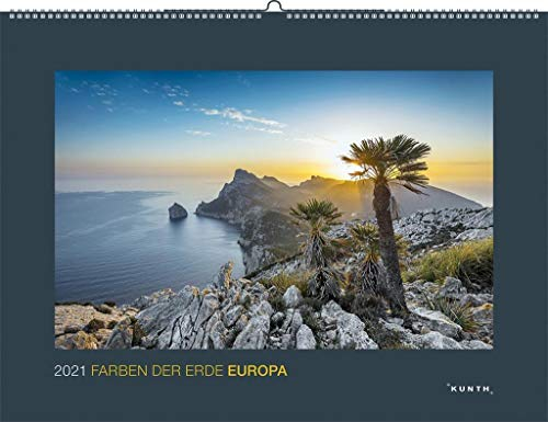 Farben der Erde Europa 2021: Wandkalender (KUNTH Wandkalender Black Edition)