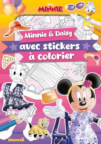 Disney Minnie - Minnie et Daisy avec stickers à colorier