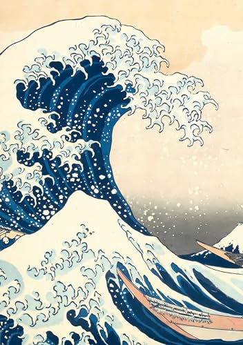 Hokusai 'Die große Welle vor Kanagawa' - Notizbuch Japan - A5 gepunktet - 100 Seiten 90g/m² - Soft Cover - FSC Papier: Bullet Journal / Tagebuch / Diary / Notebook A5 dotted / punktiert