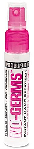 No-Germs 856565000845 Hand Sanitiser Spray Bottle, 25 mL