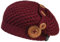 CHILLOUTS Damen Nelly Hoed Beanie Mütze, Bordeaux, Einheitsgröße