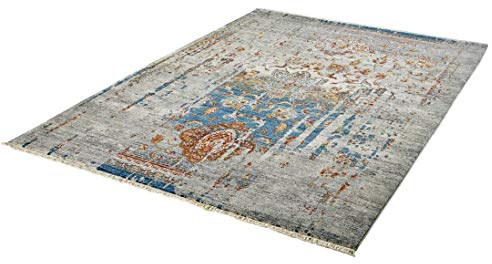 Obsession My Laos-Teppiche, Soft Polyester, Blau, 200 x 285 cm