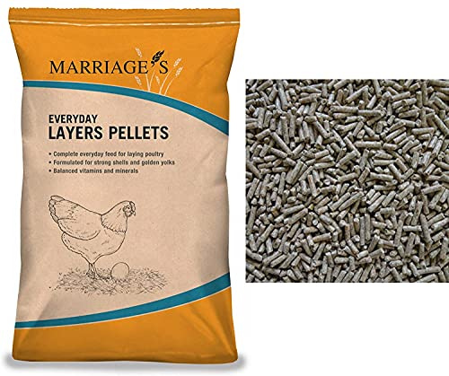 Marriage’s Everyday Layers Pellets 20 kg – High-Performance Complete Feed for Laying Hens | 16% Protein | Sustainably Packed in Paper Bags