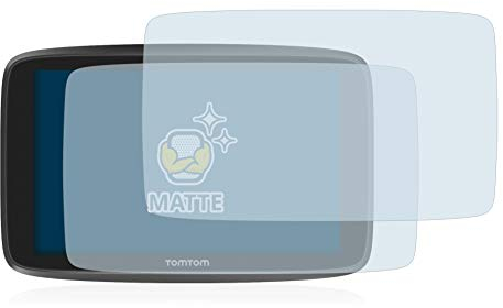 BROTECT Entspiegelungs-Schutzfolie für TomTom GO Camper/GO Essential (6'') (2 Stück) Matte Displayschutz-Folie, Anti-Fingerprint