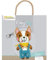 Avenue Mandarine KC087C Set Mini Couz'in, mit Löchern Versehene Wollfilzelemente, Selbstklebende Wollfilzelemente, Füllwatte, Nadel aus Kunststoff, Nähgarn, 1 Set, Tom