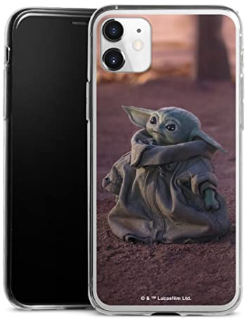 Slim Case extra dünn kompatibel mit Apple iPhone 11 Silikon Handyhülle transparent Hülle Star Wars Fanartikel Film