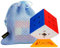 FunnyGoo MoYu MFJS Mofang Jiaoshi Cubing Classroom 2020 RS3M 3 M 3x3 Magic Puzzle Cube RS3M 3M 3-lagiger Würfel Aufkleberlos, mit MoYu-Logo-Tasche und Ständer (Farbe des Ständers kann variieren)