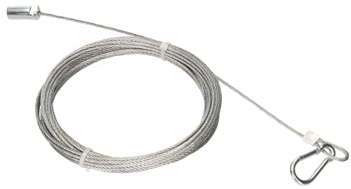 KOTARBAU® Schornsteinbesen Stahl-Zugsei 15m Ø 3mm mit Schelle und Gewinde