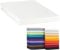 Moon-Classic Topper Spannbettlaken Spannbetttuch 120x200-120x220 cm Jersey aus 100% Baumwolle (Weiß)