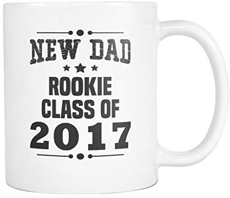 New Dad Rookie Class of 2017 Kaffeetasse, 11 Unzen