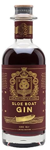 Boatyard Sloe Boat | 70cl | 29.8% | Organic Irish Sloe Gin | Notes of Sweet Plum, Cassis, and Juniper | B Corp Certified | Perfect for Gifting