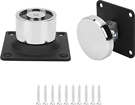 12V-24V Elektromagnetischer Türhalter, 132,3 Pfund starke Saugkraft Holz-Eisen-Türstopper Geeignet für Holztüren Eisentüren Feuertüren