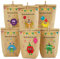 Monster Geschenktüten Monster Papiertüten, 12 süßen Monster Tüten mit 6 Verschiedenen süßen Monstermotiven für Mitgebsel, Kinder Geschenke, Gast, Giveaways, Kindergeburtstag, Halloween Party