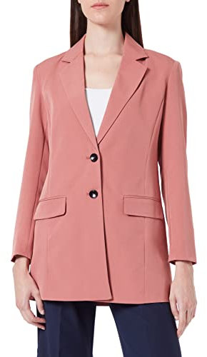 ONLY Onlmaia L/S Long Blazer CC TLR, Withered Rose, 42 Donna