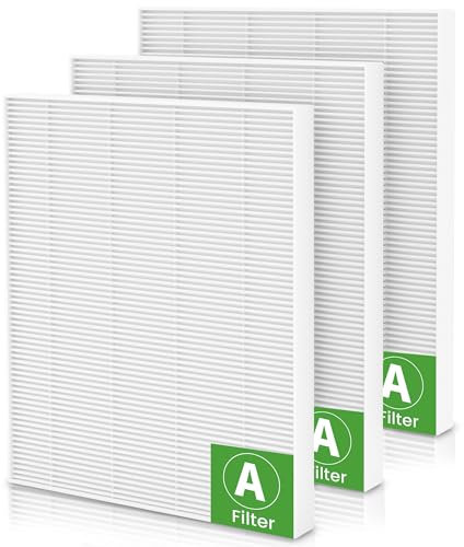 HepaAire 115115 - Filtro di ricambio A compatibile con Winix C535, Winix PlasmaWave 5300, 6300, 5300-2, 6300-2, P300 Plasma Wave Purificatore d'aria, True HEPA Filter - Confezione da 3