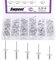 Swpeet 240 rivetti ciechi in alluminio con flangia grande, per interni ed esterni
