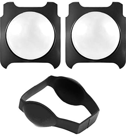 Camnoon 2 Stück Panorama-Kameraobjektivschutz Objektivschutz aus PMMA-Material Objektivschutzabdeckung rückseitiges Klebedesign