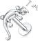 Gecko Titan Labret Ohrstecker Labret Ohrringe mit Innengewinde 16G Ohrringe mit flacher Rückseite Lippenstecker Tragus Piercing Schmuck 10 mm Monroe Medusa Ohrstecker Lappenknorpel Conch Ohrringe