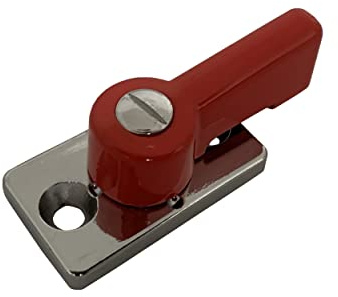 YARAN Türvorreiber Drehriegel rot RAL(3000)
