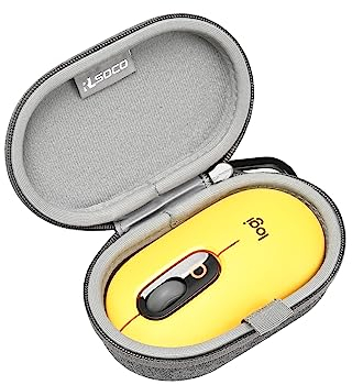 RLSOCO Custodia per Logitech Pebble Mouse 2 M350s / Pebble/POP Mouse (Solo Custodia) - Grigio