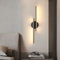Aplique Pared Interior LED, 24W Lámpara de Pared Moderna, Luz de Pared luz LED Blanco Cálido 3000K, Negro Iluminación Luz pared LED Luz para Dormitorio, Sala de Estar, Cocina, Pasillo