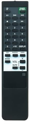 RMT-C530 VINABTY Sostituisci il telecomando per Sony Radio Cassette Tape CD Player CFD-530 CFD530