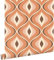 ESTAhome Tapete Retro-Ornamente Orange und Braun 0.53 x 10.05 m