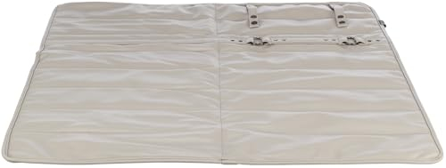 TRIXIE Reisedecke CityStyle für Hunde 80 x 80 cm in beige - schicke Hundedecke für Unterwegs – platzsparend, gemütlich und pflegeleicht – 28230