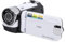 Videokamera, 2,4 Zoll Farb Flip Screen Fülllicht, 16 MP, 1080P, 16 facher Digitalzoom, Anti Shake Loop Videoaufzeichnungs Camcorder für Reisen, Wachstumsaufzeichnung, 32 GB (White)