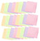 OKUMEYR 400pièces Papier À Pâtisserie Papier À Sandwich Imprimé À Carreaux Colorés Pour Alimentaire Pour Pâtisseries Chips Et Repas Résistant À Huile Et Non Adhésif