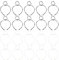 DICOSMETIC 30 Pièces 2 Couleurs Bracelets en Corde Tressée 10-1/4 Bracelet Réglable en Cordon de Polyester Ciré pour la Fabrication de Bracelets Bracelet Demi Fini pour la Fabrication de Bijoux