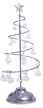 Kristall Weihnachtsbaum 28 cm kleine Tischplatte Kristall Weihnachtsbaumspitze Sternglas Desktop Innen Kinder Weihnachtsdekorationen für Zuhause