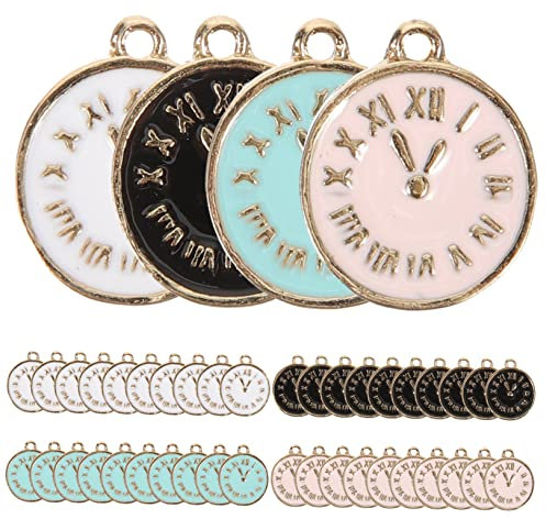 NUOBESTY 40 Stück Metallanhänger – Vintage- Mit Zahnraduhr Für Die Schmuckherstellung Bastelprojekte