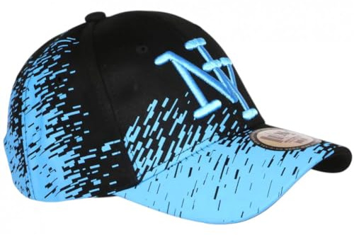 Hip Hop Honour Cap NY, Blau und Schwarz Tags City Sportswear Baseball Noryk – Größe: Einheitsgröße – Farbe: Blau – Unisex, blau, Einheitsgröße