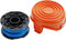 StarRing Lot de 2 bobines de rechange pour débroussailleuse Black & Decker GL315 GL350 GL650 (1 capuchon + 1 bobine)