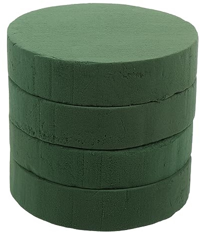 Gatuida 4stücke Blumen Schaumblöcke Runde Blumensteckschaum Blumenschaum Für Floristen Blumenschlamm Blumenziegel Blumenschaum Round Flower Foam