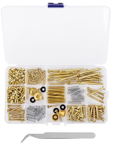 Banworks Kit de 258 vis de guitare électrique de taille métrique pour Tele