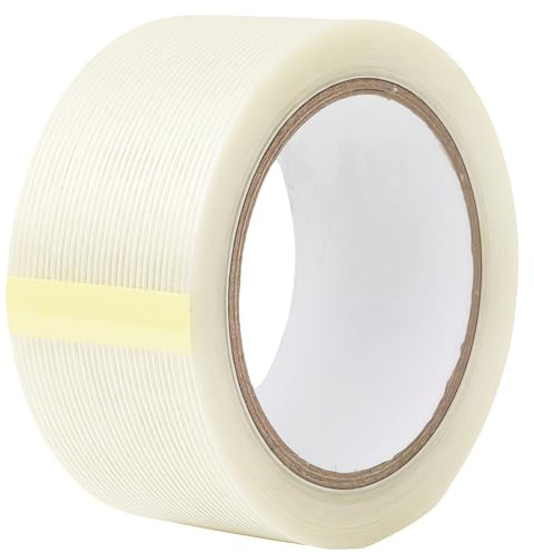DILUSILK 25M Heavy-Duty Clear Fabric Duct Tape - Industrial Strength Adhesive for Invisible Repairs Home, Garden, and DIY Projects, Waterproof & Weather Resistant