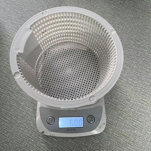 Honseadek Pool-Skimmer, 16 x 12 x 7 cm, Korb, P06436, kompatibel mit 56369/56384/56566/56574/56586, Stahlwand-Pools, Ersatzteil, Filter, weiße Gummikonstruktion (1 Stück)