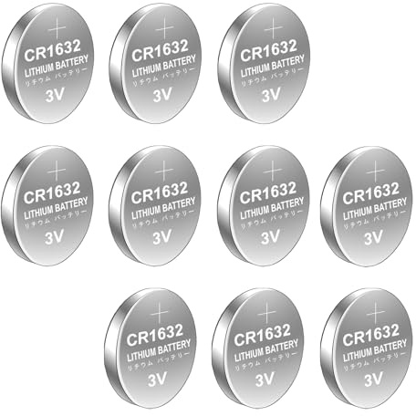 FROMCEO 10/5-Count CR1632 Coin Batteries Leakproof Design Coin Battery Stable Power 3V for Household Gadgets Remotes for Watches Calculators Toy