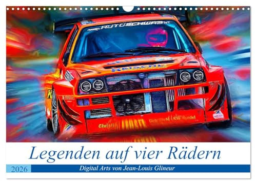 Legenden auf vier Rädern (Wandkalender 2026 DIN A3 quer), CALVENDO Monatskalender: Klassiker unter den Tourenwagen (CALVENDO Mobilitaet)