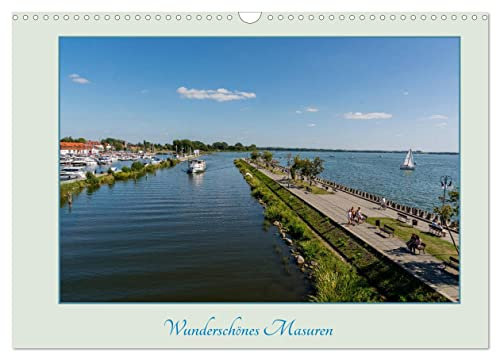 Wunderschönes Masuren (Wandkalender 2024 DIN A3 quer), CALVENDO Monatskalender: Auf Spuren der Vergangenheit durch Masuren (CALVENDO Orte)