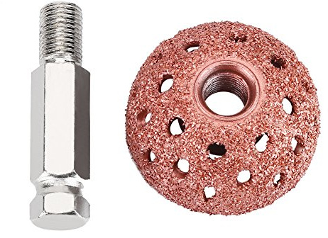 Däckpoleringshjul sten kon-kit, däckreparationsverktyg slipverktyg, Keenso däckreparation poleringshjul 3,8 cm kupol polerhjul 3/8 tums-24 gänga med länkstång däckvård